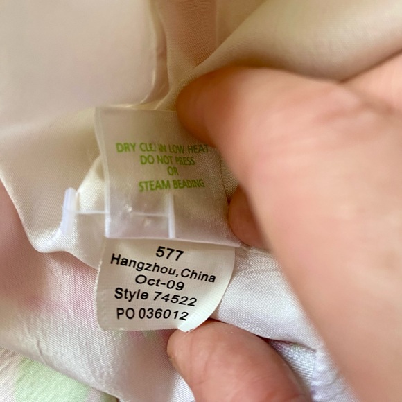 Lilly Pulitzer Dirty Shirley Harper Shift Dress 100% Silk - Picture 5 of 9